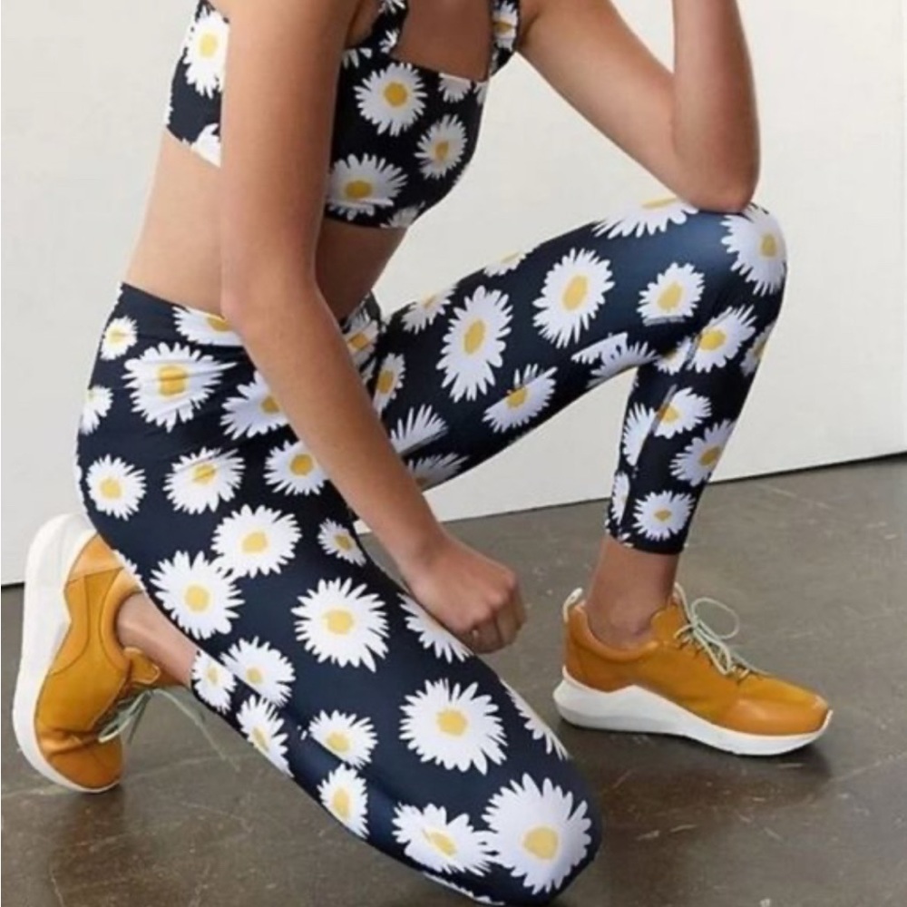 Year of Ours Daisy Print Leggings